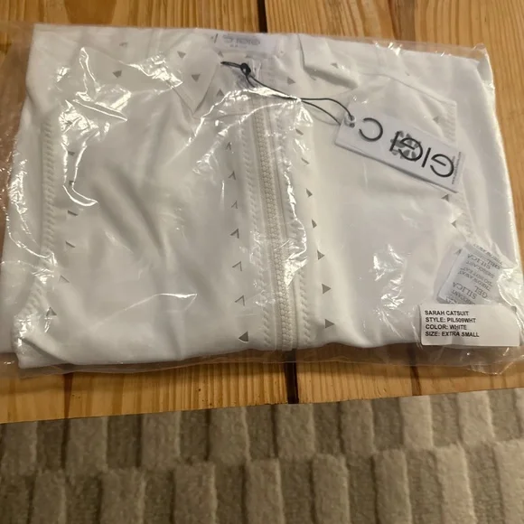 NWT GiGi C Sarah Jumpsuit in White Sz XS - Picture 4 of 5